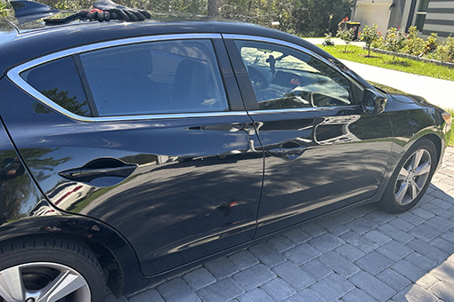 Beautiful Car in Pasco County Florida After Undergoing Auto Glass Repairs