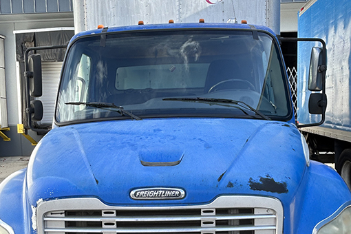 Output of Hillsborough County Auto Glass Repair Technician Who Replaced Windshield of a Freightliner Truck